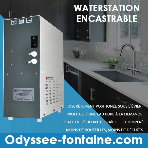 FONTAINE RESEAU WATERSTATION F+T+GAZEUSE - BUREAU OU DOMICILE