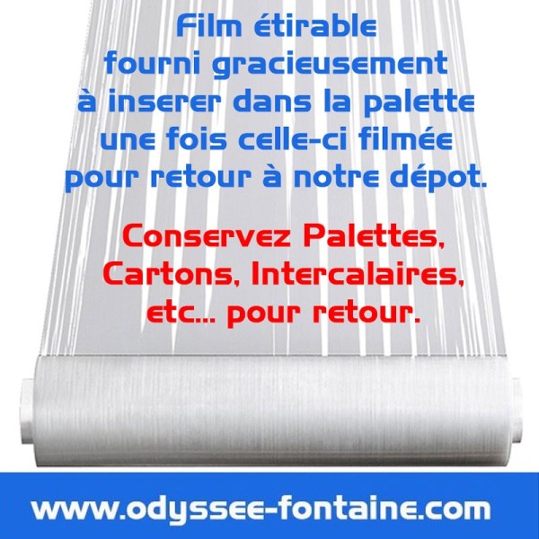 FILM POUR EMBALLAGE RETOUR PALETTE