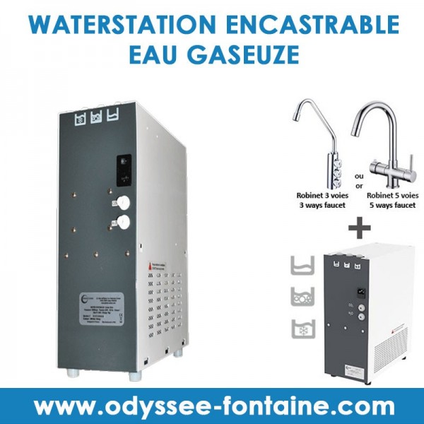 FONTAINE RESEAU WATERSTATION F+T+GAZEUSE - BUREAU OU DOMICILE