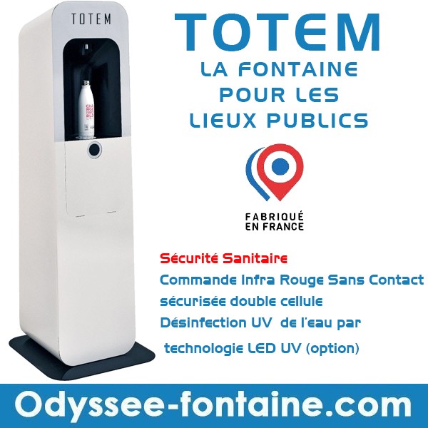 FONTAINE RESEAU TOTEM POUR LES LIEUX PUBLICS