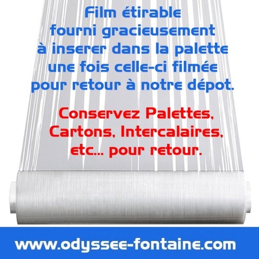[FILM-FREE] FILM POUR EMBALLAGE RETOUR PALETTE