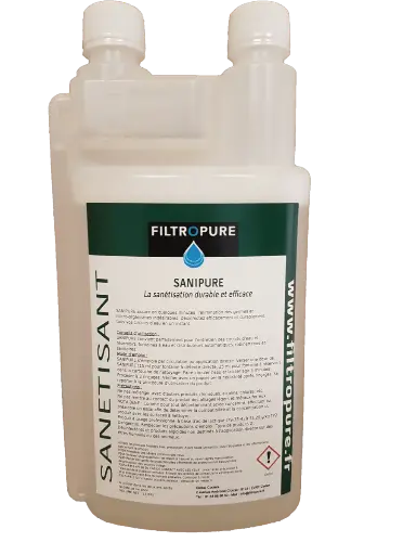 [SANIPURE] SANIPURE 1L ENTRETIEN FONTAINE BONBONNE OU RESEAU
