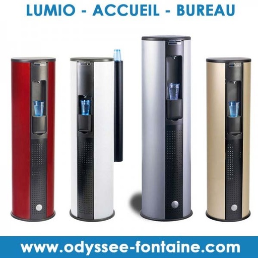 [LLD-LUMIO-3T] Location MENSUELLE Fontaine LUMIO - 3 sorties Eau Froide + Tempérée + Chaude en MAINTENANCE FULL SERVICE 2 VISITES ANNUELLE