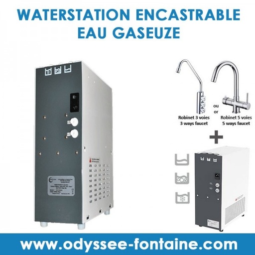 [GC-WS-GAZ] FONTAINE RESEAU WATERSTATION F+T+GAZEUSE - BUREAU OU DOMICILE